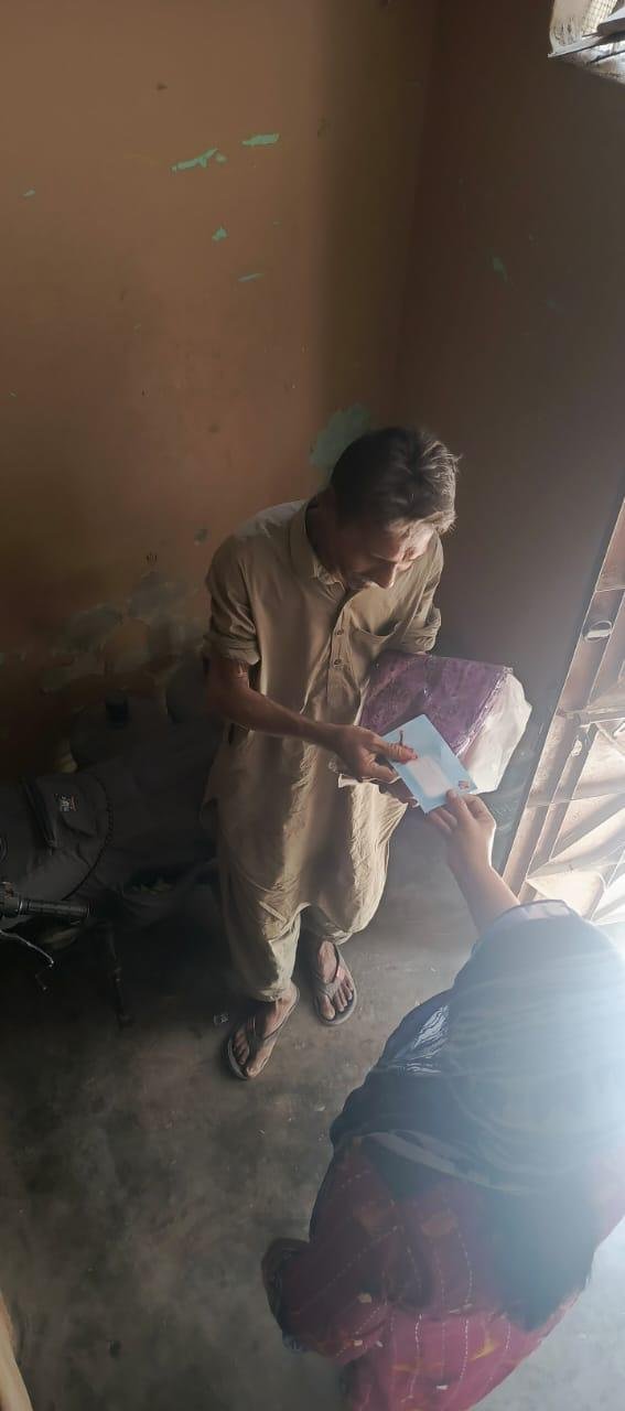 Money And Cloth distribution image